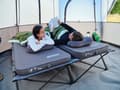 Miniatyrbild 2 av 2: Coleman Packaway camping lounger, steel 2176135, camping bed (dark grey, model 2023)