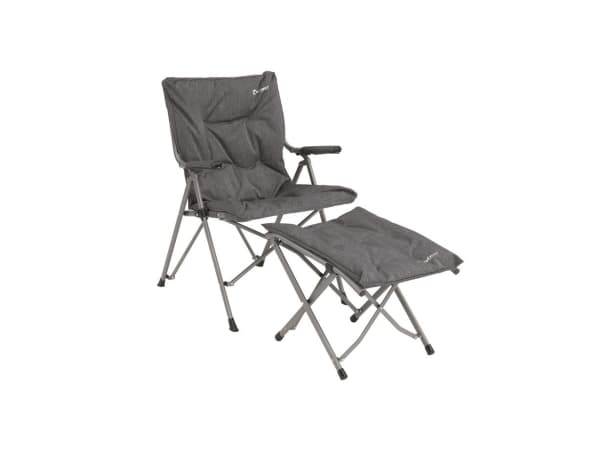 Outwell Alder Lake, 120 kg, Campingstol, 4 ben, 5 kg, Polyester, Stål, Grå
