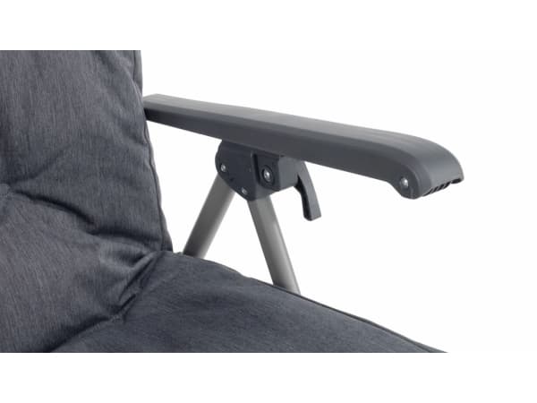 Outwell Torch Lake, 135 kg, Campingstol, 4 ben, 9,9 kg, Polyester, Stål, Sort, Grå