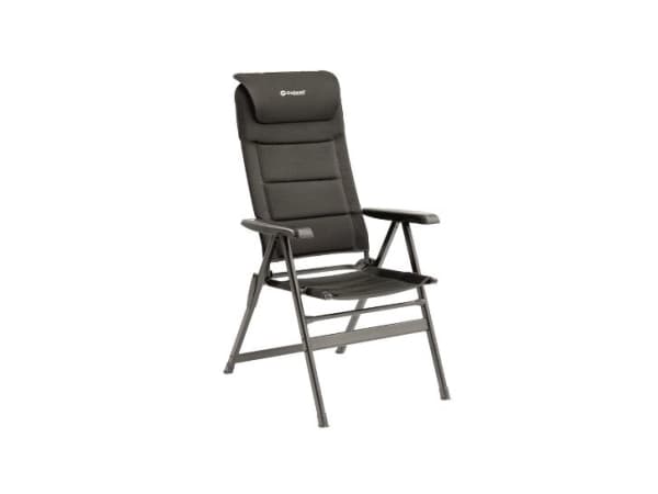 Outwell Teton, 150 kg, Campingstol, 4 ben, 6 kg, Skum, Polyester, Textil, Svart