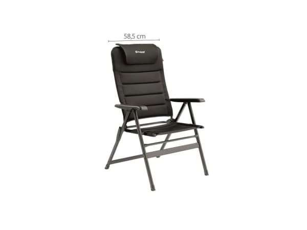 Outwell Grand canyon, 200 kg, Campingstol, 4 ben, 6,2 kg, Tekstil, Polyester, Sort