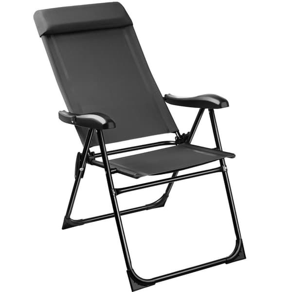 Foldbar campingstol Müritz med hovedpude - Sæt med 6 stk.