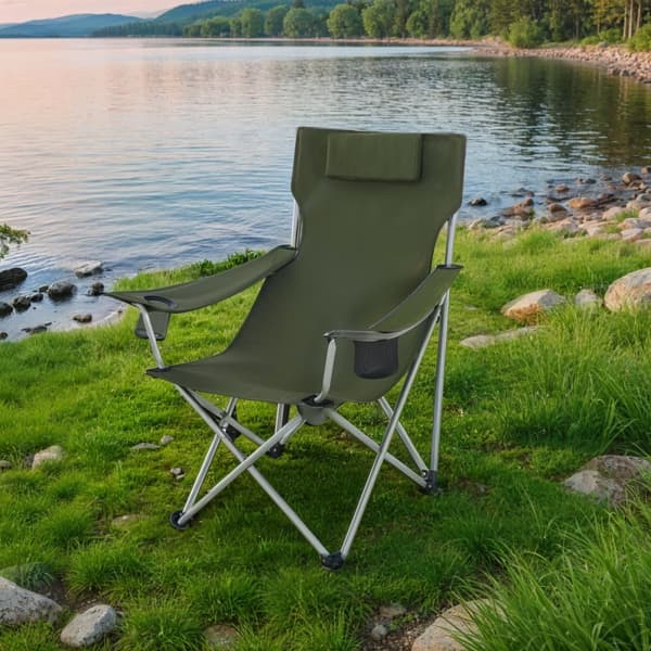 Campingstol, SONGMICS GCB09BK, 70x81x91 cm, Svart