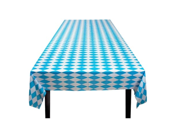 Boland 54256, Rektangulär, Blå, Vit, Polyeten, Bordsduk, 130 x 180 cm, 116 g
