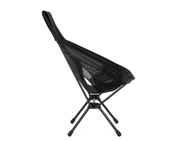Helinox Chair One Highback (RE), 145 kg, Campingstol, 4 ben, 1,16 kg, Aluminium, Nylon, Polyester, Gummi, Silikon, Sort