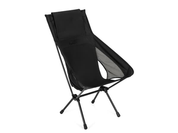 Helinox Chair One Highback (RE), 145 kg, Campingstol, 4 ben, 1,16 kg, Aluminium, Nylon, Polyester, Gummi, Silikon, Sort