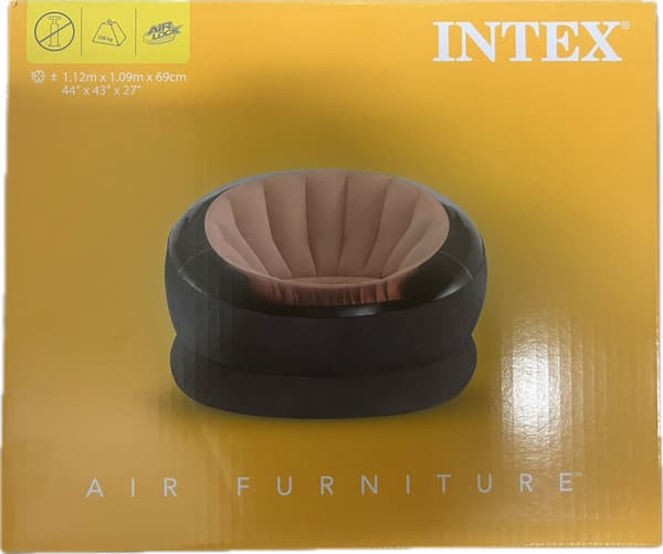 INTEX Empire Chair Uppblåsbar fåtölj Beige