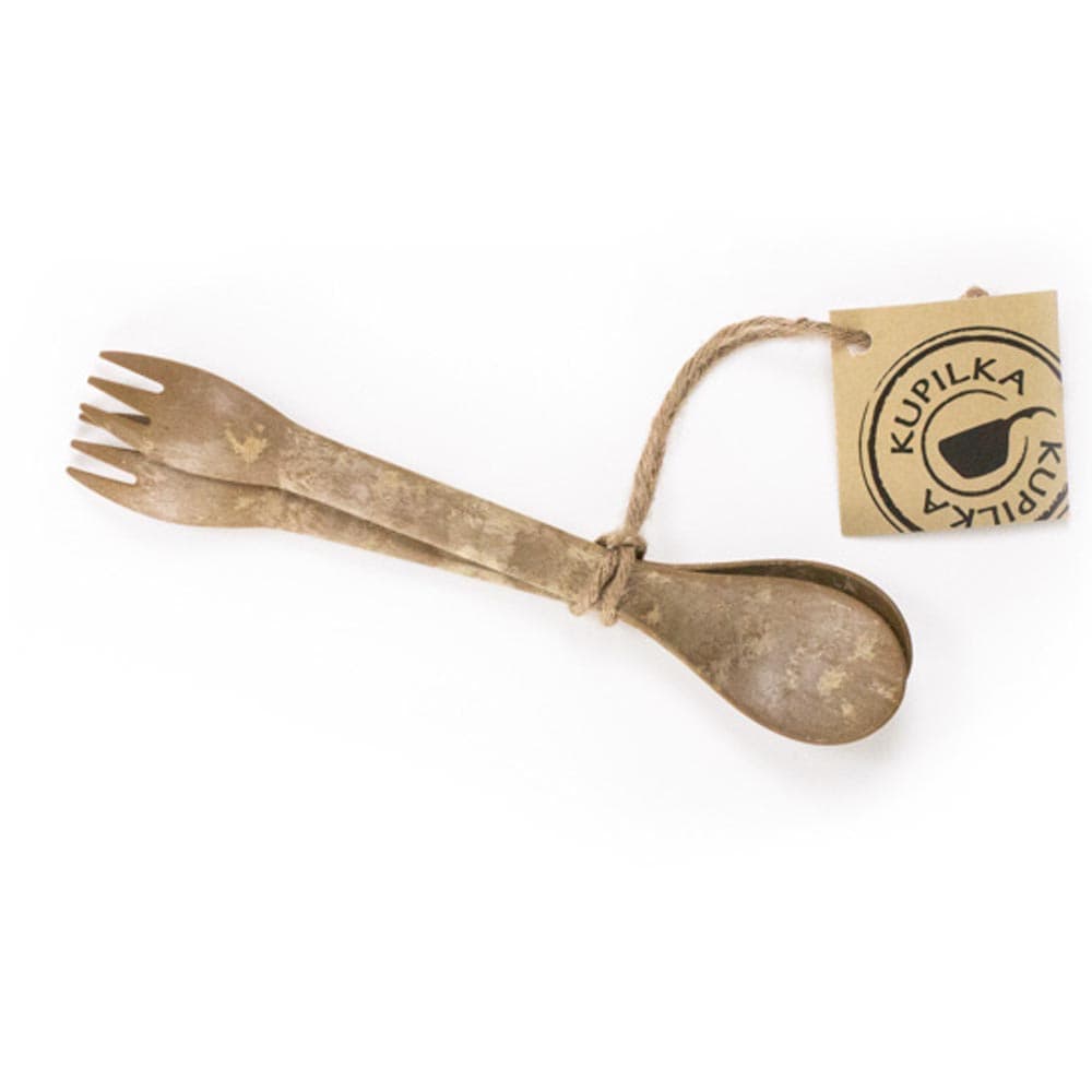 Kupilka träspork 225 brun, 2-pack