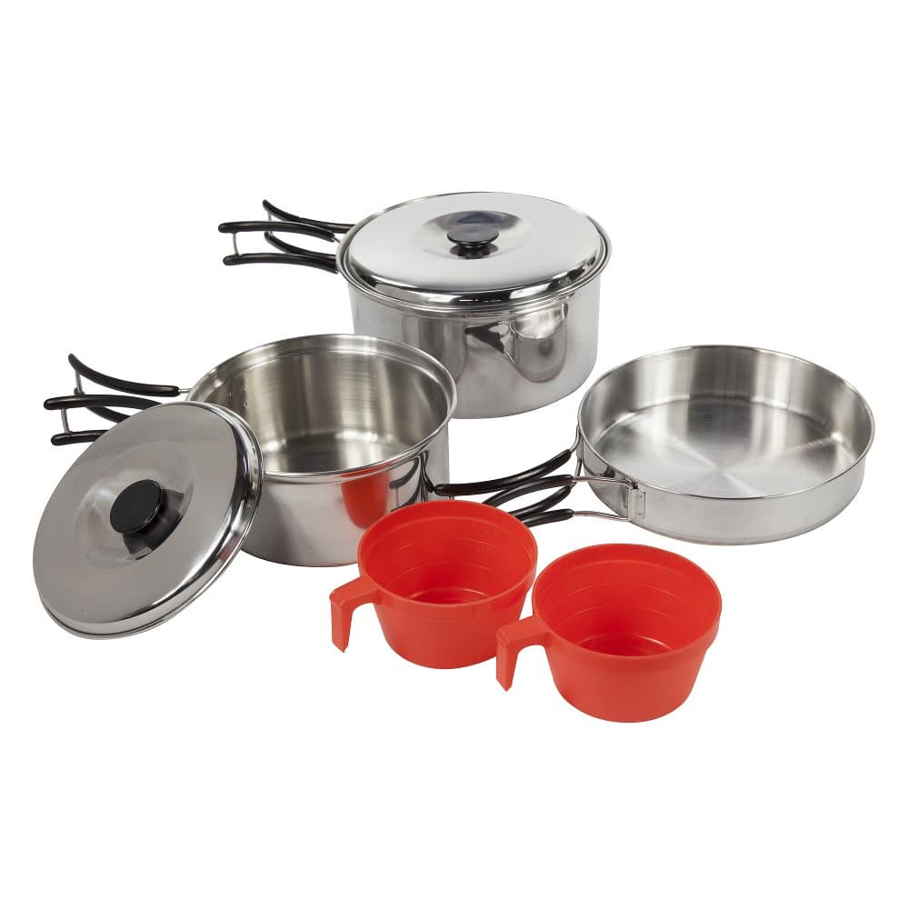 Regatta Great Outdoors Compact Steel Camping Cooking Set