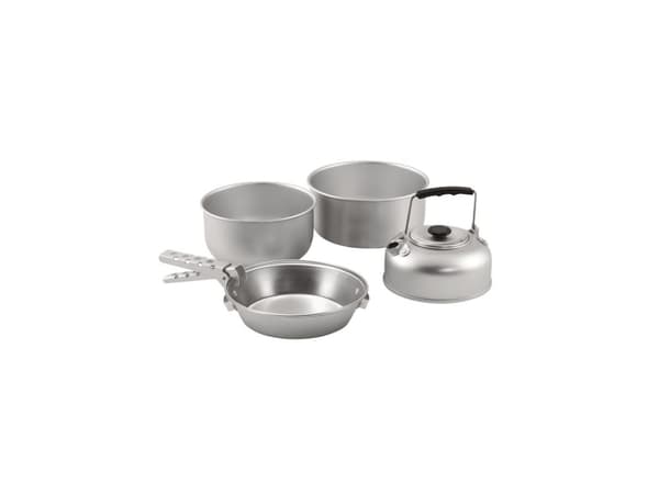Easy Camp 580038, Gryte og kjele, Aluminium, 3 l, Sølv, Sølv, Aluminium
