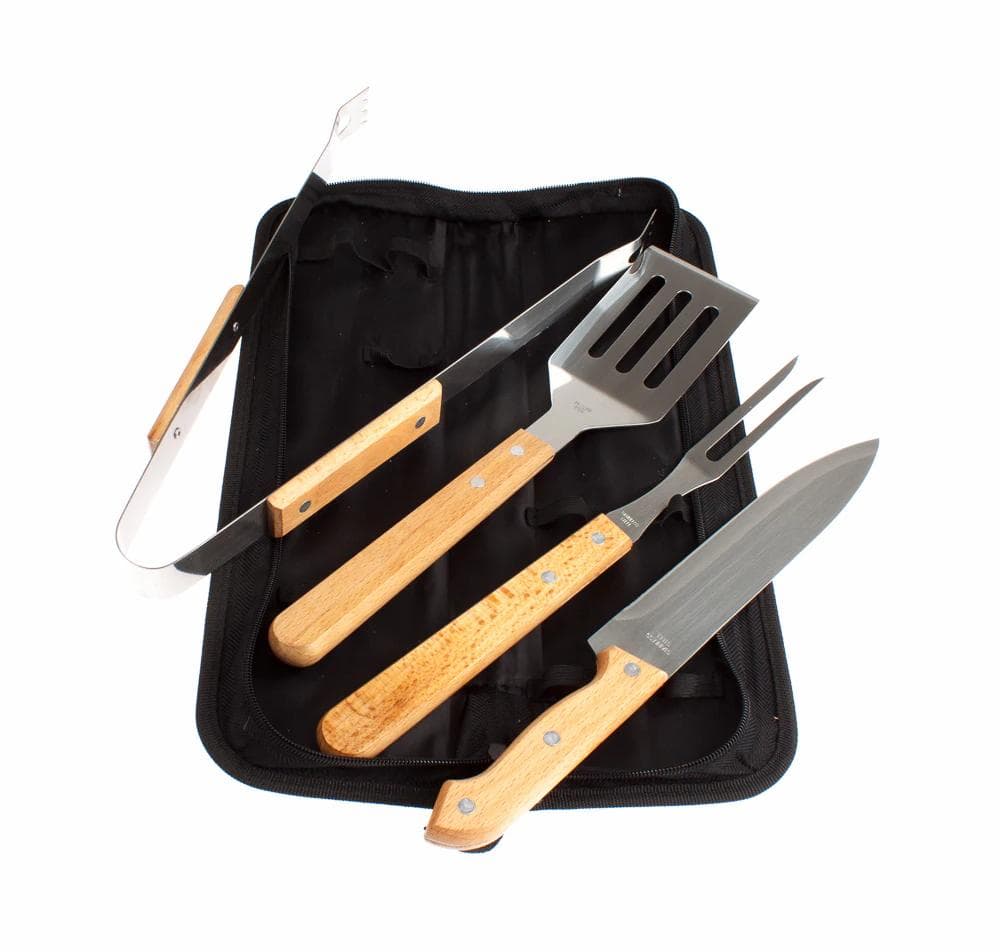 Grillredskap med väska