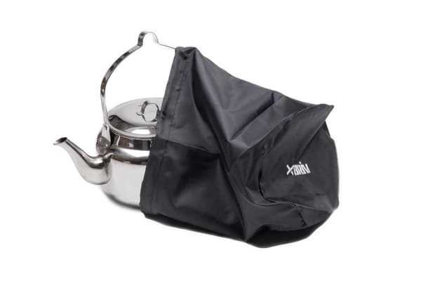 KAFFEPANNA OUTDOOR ROSTRFRITT STÅL 2 L BRIV inklusive skyddpåse