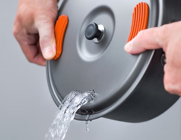 GSI Outdoors 50192, Krukke, Aluminium, 2 l, Grå, Oransje, Silikon
