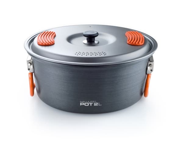 GSI Outdoors 50192, Krukke, Aluminium, 2 l, Grå, Oransje, Silikon