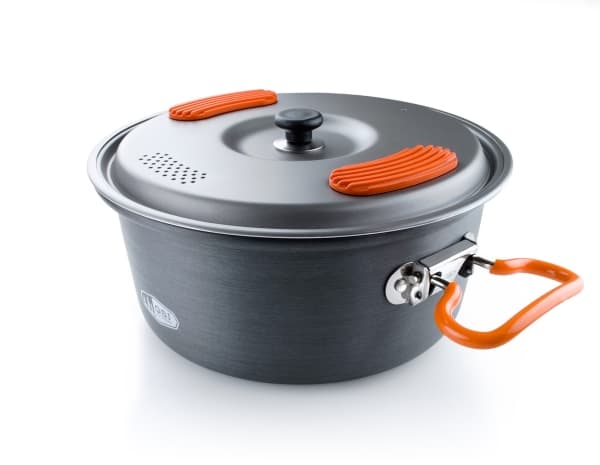 GSI Outdoors 50192, Krukke, Aluminium, 2 l, Grå, Oransje, Silikon