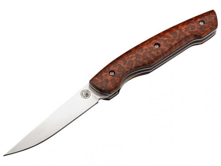 fickkniv 19,6 cm rostfritt stål/trä silver/brun