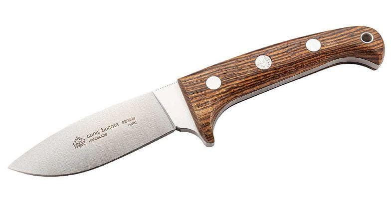 jaktkniv Canis 18,7 cm rostfritt stål/trä silver/brun