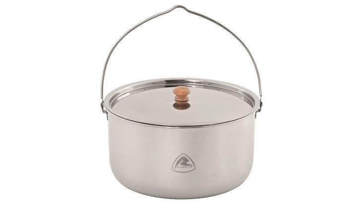 ROBENS OTTAWA POT 6L, stor gryta rostfritt stål friluftsmatlagning, lägerkittel