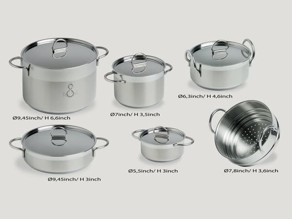 Grytset Marine Business Kitchen, 11 delar
