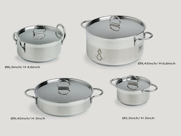 Grytset Marine Business Kitchen, 7 delar
