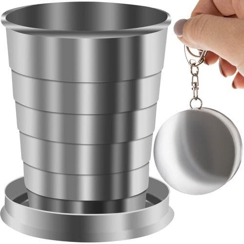 Teleskopglas / Hopfällbart Shotglas på Nyckelring