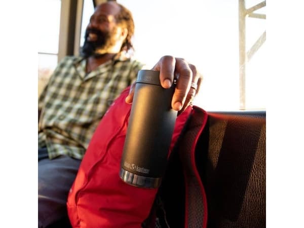 Klean Kanteen 355ml TKWide VI CaféCap hopea 1008301