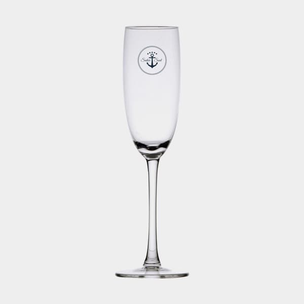 Champagneglas i plast Marine Business Sailor Soul Ecozen, non-slip, transparent, 17 cl, 6-pack