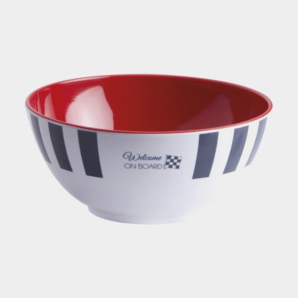 Skålar i melamin Marine Business Venezia, vit/röd/blå, 15 cm, 6-pack