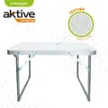 Miniatyrbillede 4 af 5: Sammenklappeligt bord Aktive Hvid 60 x 40 x 40 cm (4 enheder)