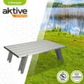 Miniatyrbillede 3 af 5: Sammenklappeligt bord Aktive Sølvfarvet Aluminium 40 x 13 x 28,5 cm (4 enheder)