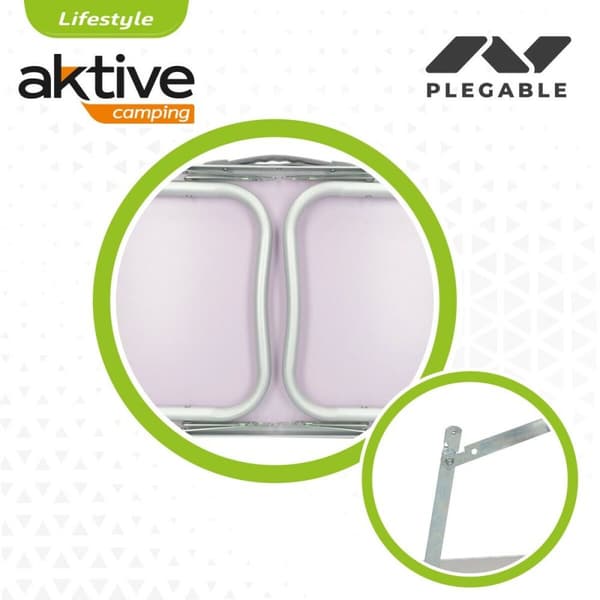 Sammenklappeligt bord Aktive Malva 56 x 24 x 34 cm (6 enheder)