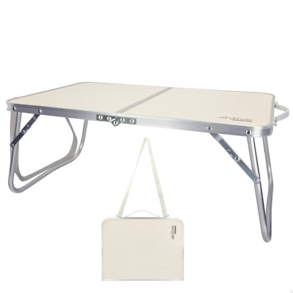 Sammenklappeligt bord Aktive Flødefarvet 60 x 25 x 40 cm (4 enheder)