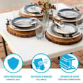 Miniatyrbillede 4 af 6: Sammenklappeligt bord Lifetime Hvid 86 x 74 x 86 cm