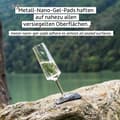 Miniatyrbild 6 av 10: Magnetiska champagneglas i plast Silwy Magnetic Plastic Glass Champagne, transparent, 15 cl, 2-pack + magnetiska glasunderlägg