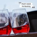 Miniatyrbild 9 av 10: Magnetiska dricksglas i kristall Silwy Magnetic Crystal Glass Longdrink, transparent, 40 cl, 2-pack + magnetiska glasunderlägg