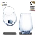 Miniatyrbild 2 av 10: Magnetiska dricksglas i kristall Silwy Magnetic Crystal Glass Longdrink, transparent, 40 cl, 2-pack + magnetiska glasunderlägg