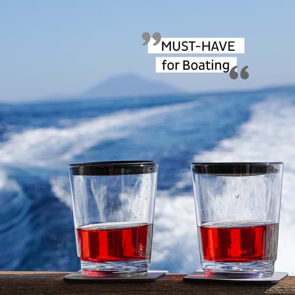 Magnetiskt plastglas Silwy Magnetic Drinking Cup Triple Hup Orange, transparent/orange, 25 cl + magnetiskt glasunderlägg + spillsäkert lock