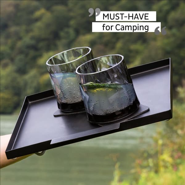 Magnetiska plastglas Silwy Magnetic Plastic Glass Tumbler, grå, 25 cl, 2-pack + magnetiska glasunderlägg