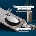 Miniatyrbild 7 av 10: Magnetisk bordstablett Silwy Metal-Nano-Gel-Placemat Large, oval, för magnetiska glas &amp; tallrikar, svart, 40 x 27 x 0.4 cm