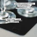 Miniatyrbild 6 av 10: Magnetisk bordstablett Silwy Metal-Nano-Gel-Mat, rektangulär, för magnetiska glas &amp; tallrikar, svart, 40 x 27 x 0.2 cm