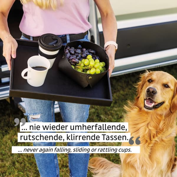 Magnetiska kaffemuggar i porslin Silwy Porcelain Magnet Handle Wanderlust, vit, 27 cl / 270 ml, 2-pack + magnetiska glasunderlägg