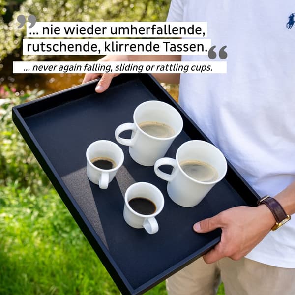 Magnetiska espressokoppar i porslin Silwy Porcelain Magnetic Espresso Cups, vit, 7 cl / 70 ml, 2-pack + magnetiska glasunderlägg