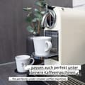 Miniatyrbild 7 av 10: Magnetiska espressokoppar i porslin Silwy Porcelain Magnetic Espresso Cups, vit, 7 cl / 70 ml, 2-pack + magnetiska glasunderlägg