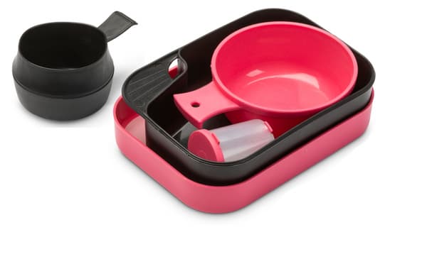 Briv Komplett tallerkeneske Pink