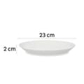 Miniatyrbild 6 av 10: Magnetiska porslintallrikar Silwy Porcelain Magnetic Plate, vit, 23 cm, 2-pack