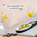 Miniatyrbild 7 av 10: Magnetiska porslintallrikar Silwy Porcelain Magnetic Plate, vit, 23 cm, 2-pack
