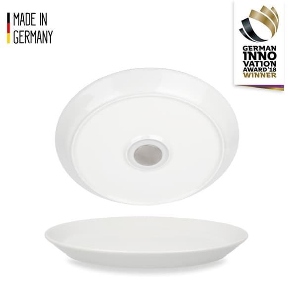 Magnetiska porslintallrikar Silwy Porcelain Magnetic Plate, vit, 23 cm, 2-pack