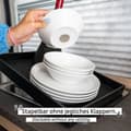 Miniatyrbild 6 av 10: Magnetiska skålar i porslin Silwy Porcelain Magnetic Bowl, vit, Ø16 cm, 2-pack