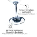 Miniatyrbild 4 av 10: Magnetiska vinglas i kristall Silwy Magnetic Crystal Glass Wine, transparent, 25 cl, 2-pack + magnetiska glasunderlägg