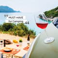 Miniatyrbild 8 av 10: Magnetiska vinglas i kristall Silwy Magnetic Crystal Glass Wine, transparent, 25 cl, 2-pack + magnetiska glasunderlägg
